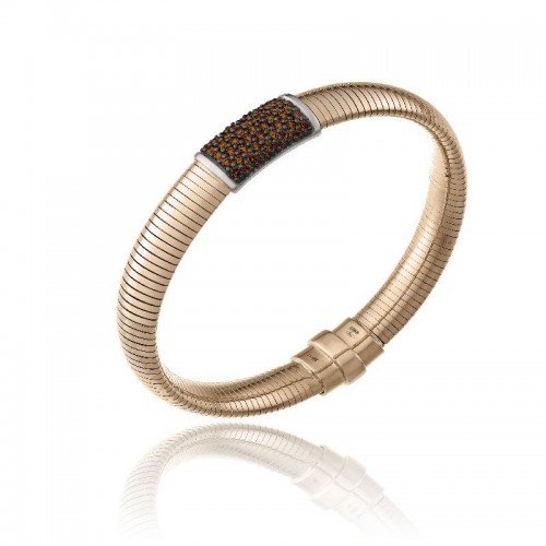 CHIMENTO-bracelet-big-Stardust-Pavè-brown-gold